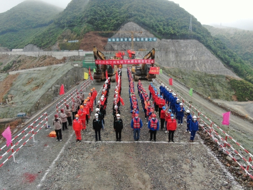 公司设计承建的浙江宁海抽水蓄能电站双坝登顶